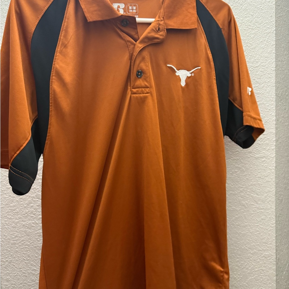 Burnt Orange Texas Longhorns Polo Shirt
